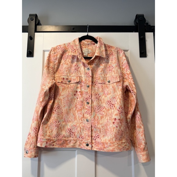 Christopher & Banks Jackets & Blazers - Fun Floral Christopher & Banks Stretch Jacket Ladies Size Medium